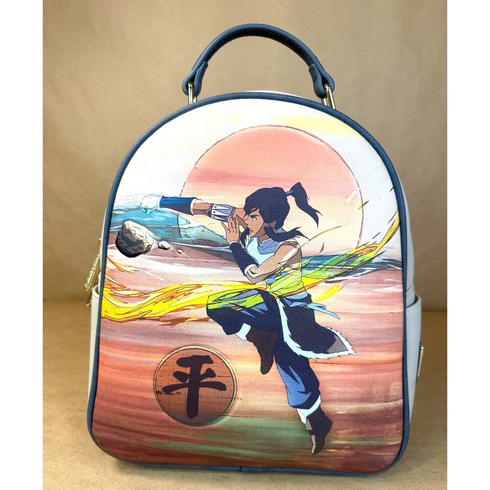 Loungefly The Legend of Korra Avatar Aang Korra Bending Rare Box Lunch Exclusive